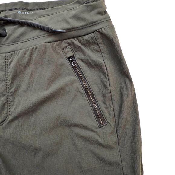 Athleta Trekkie North Jogger Green Mountain Olive Athletic Pants Women's SZ 10 - Picture 7 of 11